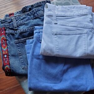 Bundle of 3 Jeans: Madewell Someday Lovin Oxford Fulham